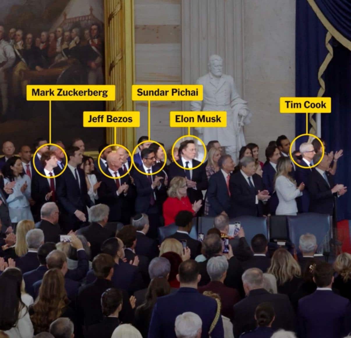 acto-inaugural-investidura-Trump-tecnologicas