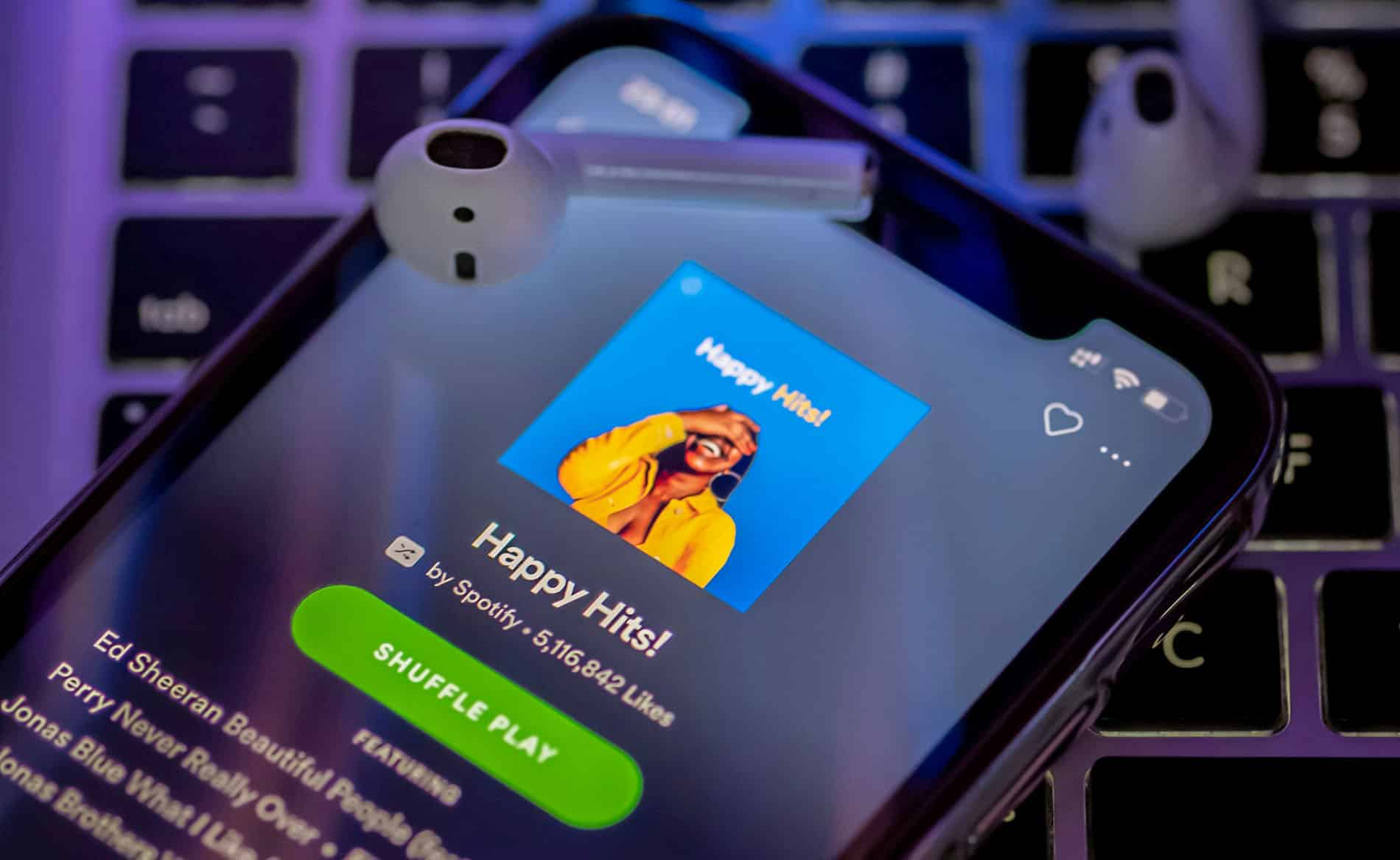 La industria musical recibió 10 mil millones de beneficios de Spotify en 2024