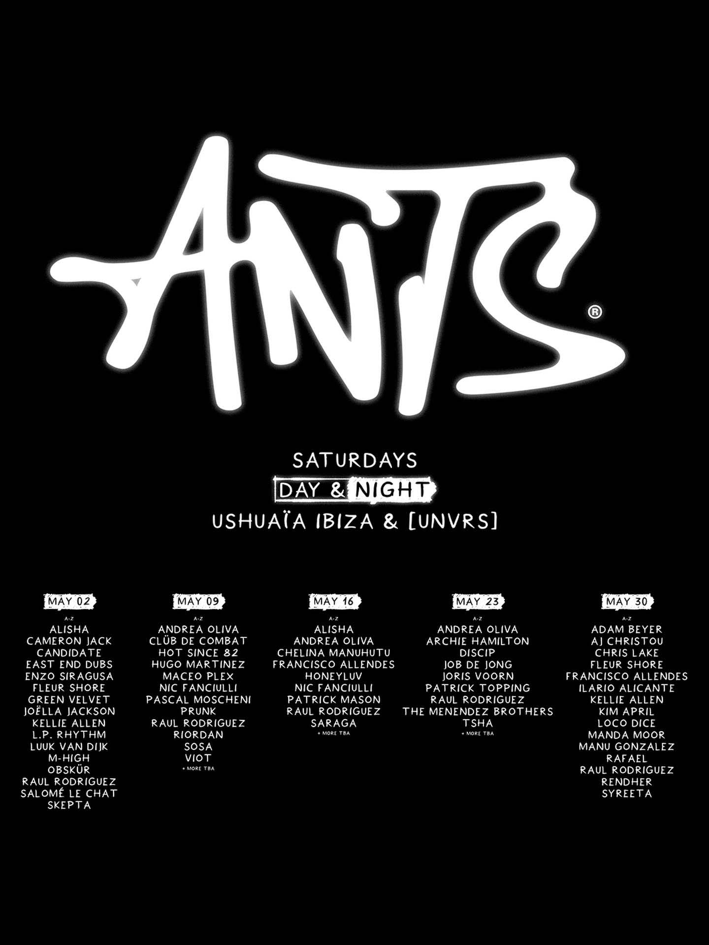 ANTS Ibiza Cartel de 2026